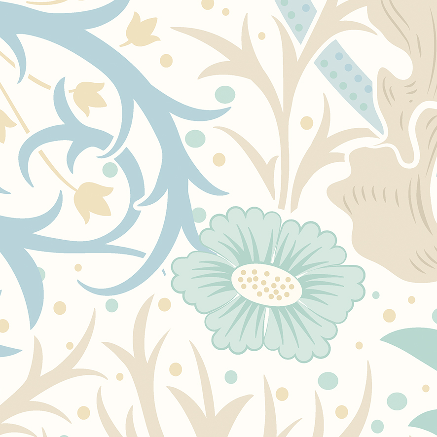 Jardín Colgante Azul